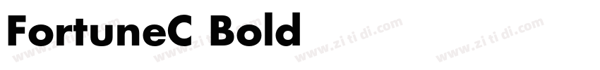 FortuneC Bold字体转换